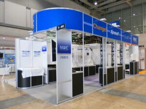 【展示会ブース成功事例】 NWC様の展示会ディスプレイ