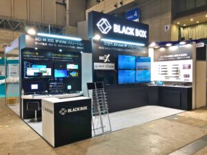 【小規模ブース成功事例】 ブラックボックス様の展示会ディスプレイ