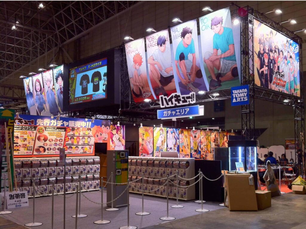 【ジャンプフェスタ成功事例】キャラクター商材メーカー様の展示会ディスプレイ