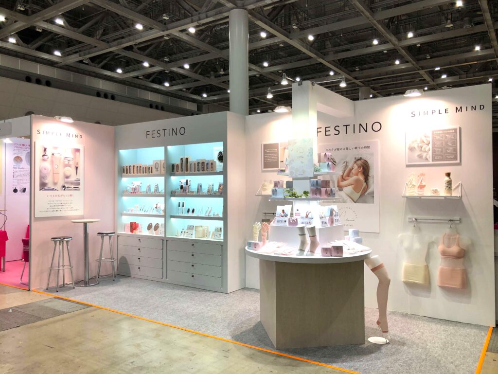 【ギフトショー成功事例】シンプルマインド様の展示会ディスプレイ
